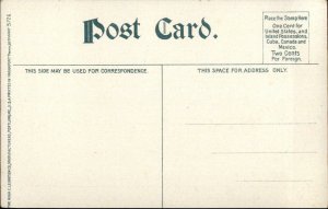 Portland ME to Boston Express RR Train c1910 Postcard