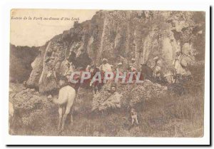 Morocco Postcard Old Entrance of the forest above d & # 39Ain Leuh