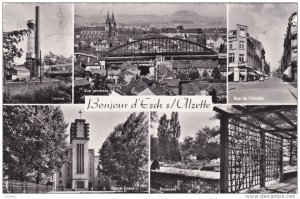 RP; 5-Views, Bonjour d'Esch s/Alzette, Luxembourg, PU-1958