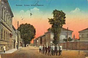 BUDWEIS~CESKE BUDEJOVICE~CZ ERZHERZ WILHELM KASERNE POSTCARD