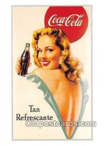 Coca Cola Advertising produced year 1991 Unused wear right top corner