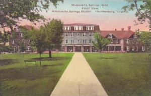 Virginia Harrisonburg Massanetta Springs Hotel Front View Massanetta Springs ...