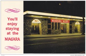 Niagara Hotel at night , VANCOUVER , B.C. , Canada , 50-60s