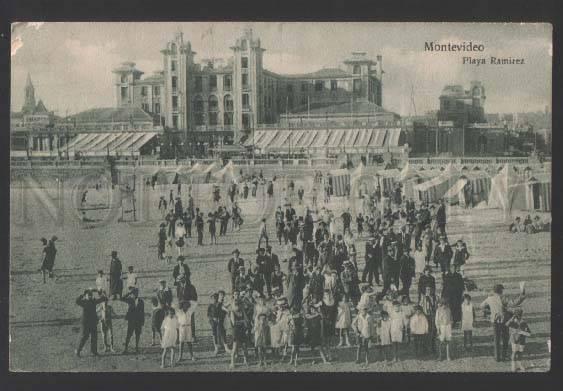 117883 Uruguay MONTEVIDEO Playa Ramirez Beach Ramirez Vintage