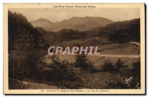 Old Postcard Envirens Worthy les Bains Col du Labouret