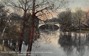 Grand River Washington Avenue Bridge - Lansing, Michigan MI  