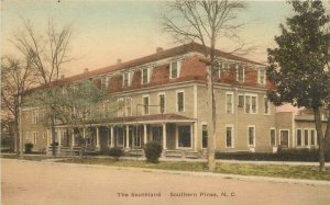 Hand-Colored Postcard; The Southland Hotel, Southern Pines NC Moore County