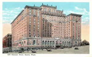 Vintage Postcard Olympic Hotel Seattle Washington Leland Lund Tacoma Pub.