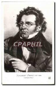 Old Postcard Schubert Composer