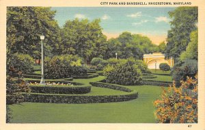 City Park, Bandshell Hagerstown, Maryland MD