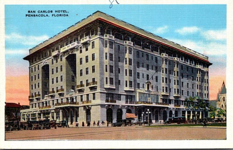 Florida Pensacola San Carlos Hotel 1936