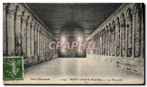 Old Postcard Mont Saint Michel The Wonder