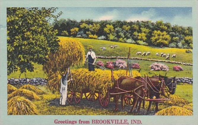 Indiana Greetings From Brookville