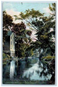 1909 Glimpse Lake Wawaka Halcotville In The Catskills New York Vintage Postcard 