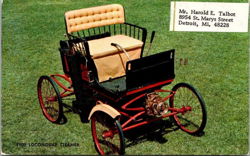 Cars 1900 locomobile Steamer