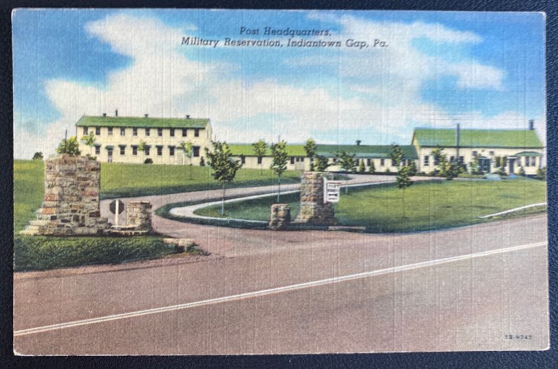 Mint USA Color Picture Postcard Military Reservation Indian town GAP IN