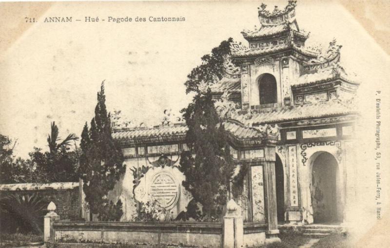 CPA Vietnam Indochine - ANNAM Hué - Pagode des Cantonnais (60463)