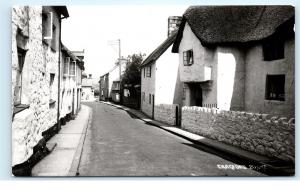 *1960s Chagford Newton Abbot UK Street View RPPC Vintage Real Photo Postcard C86