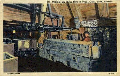 Underground Motor Train - Butte, Montana MT  