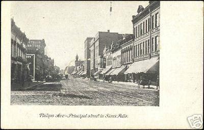 Sioux Falls S.D., Philips Avenue, Principal Street 1907