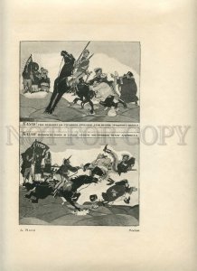 434536 RUSSIA CIVIL WAR Moore Cossack Vintage POSTER