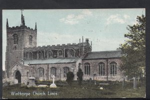 Lincolnshire Postcard - Winthorpe Church   A862