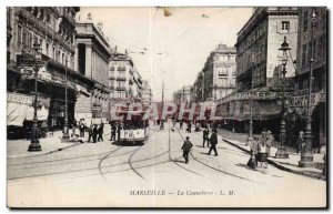 Marseille - The Cannebiere - Old Postcard