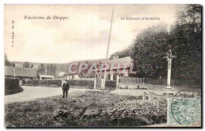 Old Postcard Environs de Dieppe ordeal d & # 39Archelles