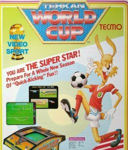 World Cup Arcade FLYER 1986 Original NOS Video Game Artwork Sheet Japan