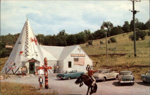 CHERRY VALLEY NEW YORK NY Tepee totem Pole Native American Culture PC