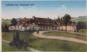 Lakeside Inn Yarmouth Nova Scotia Canada Canadian Antique Postcard