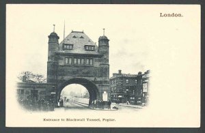 Ca 1902 PPC* London Entrance To Blackwall Tunnel Poplar Mint UDB