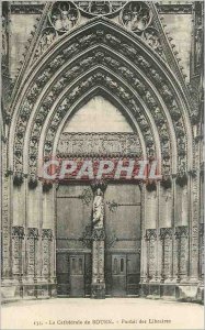 Old Postcard The Cathedral of Rouen Portal Booksellers