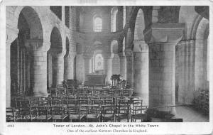 BR65624 tower of london st john s chapel in the white tower   uk