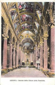 Italy Genova    Interno della Chiesa della Nunziata