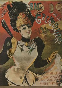 Danse Et Magie Bal Grenouillere French Theatre Poster Postcard