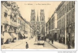 La Rue Jeanne d'Arc, Showing Bus #29, Orleans (Loiret), France, 1900-1910s