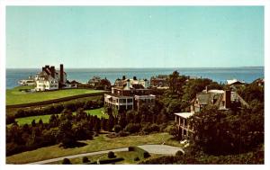 Rhode island   Watch Hill ,   Aerial view of Lighthouse Point Elegant Summer ...