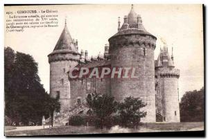 Old Postcard The Chateau Combourg Current fortress announces reconstrnction f...