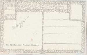 Madame Dubarry by Benczur early art postcard