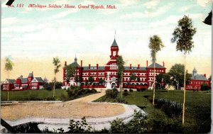 Vtg 1910s Michigan Soldiers Home Grand Rapids Michigan MI Postcard