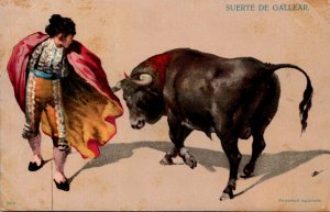 Corrida Bull Fight Suerta De Gallear 1909