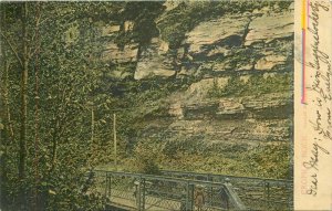 New York Catskill Mountains Profile Rock Hahn undivided C-1905 Postcard 22-2214