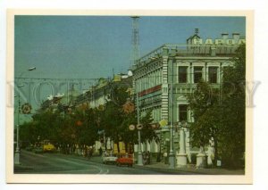 493679 USSR 1985 year Belarus city Gomel Sovetskaya street postcard