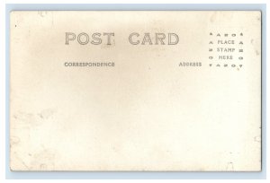 C. 1910 RPPC North Amber Township School District No.5 Building MI Postcard F200