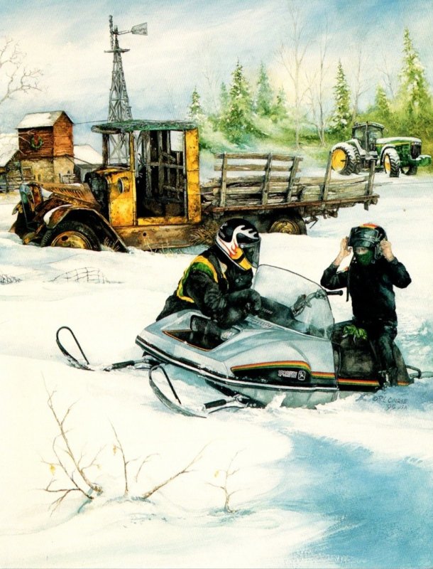 Holiday Fun On The Farm By Agri-Artist Raymond L Crouse