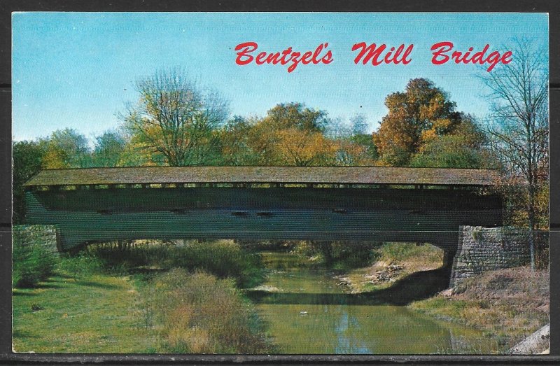 Pennsylvania, York - Bentzel's Mill Covered Bridge - [PA-195]