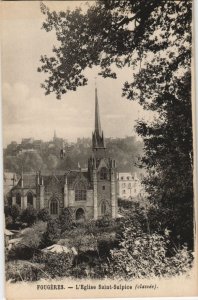 CPA Fougeres Eglise St Sulpice (1237462)