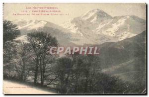 Old Postcard From Bagneres Bigorre Pic du Midi Winter