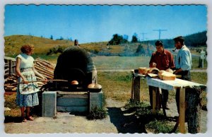 Old Bread Oven, Anse À Mercier, Gaspé Nord Quebec, Vintage Chrome Postcard, NOS